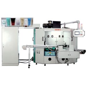 Buy cheap Varnishing Plastic Container Screen Printing Machine 360 Degree With Hot Stamping Functions product