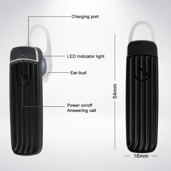 Producentre PDCFF516 Mini wireless headphones BT business earphone hands free with mic Portable type for mobile phone ip