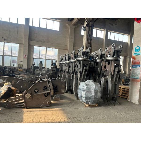 Excavator scrap steel rock Grab Multi Function Stone Demolition Grapple For Kobelco Excavator