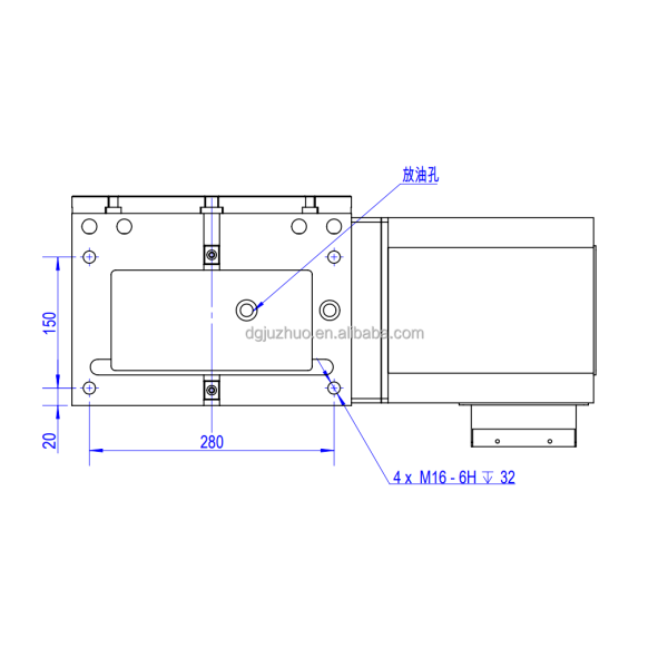 4 Axis CNC Rotary Table D-170