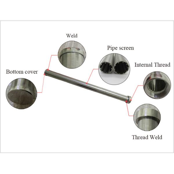Precision Fine Water Filter Johnson Wedge Wire Screen Pipe 100 Micron