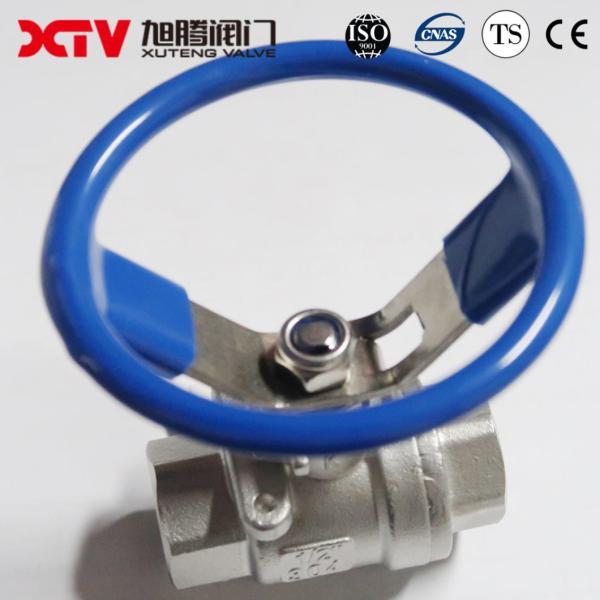 Round Handle Threaded Connection Stainless Steel Ball Valve with Customizable Options