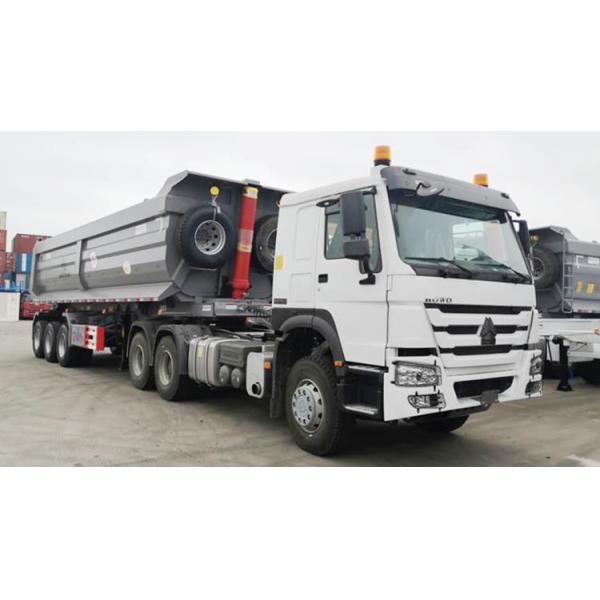 80ton tipper trailer tipper trailer rear dump truck semi trailer for sale