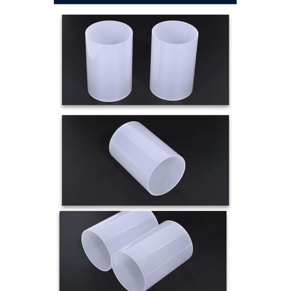 China Customized Milky-White Diffuse LED Plastic Lampshade Tube PC Lighting Tube Profiles