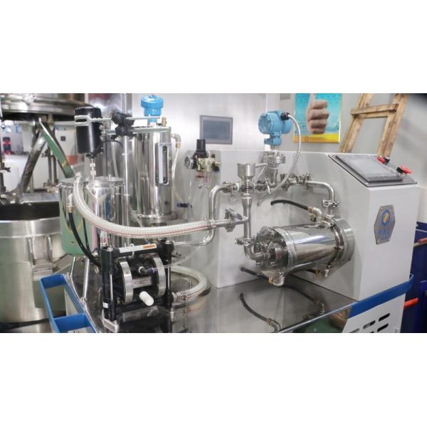 1L Capacity Laboratory Nano Bead Mill / Horizontal Sand Mill With Chiller Together