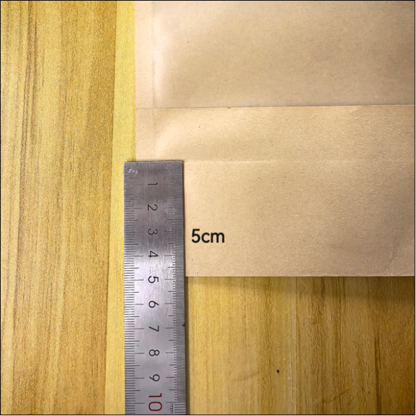 Stand-Up Kraft Paper Pouch – Resealable Flat Bottom Bag with Zipper & Tear Notch