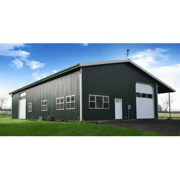 Steel Structure Prefab Metal Garage Warehouse