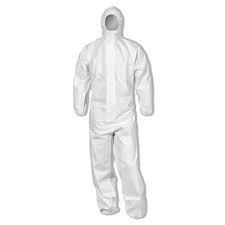 Buy cheap Disposable Safety Dust Proof Coveralls , Protective Clothing In Health And Social Care product