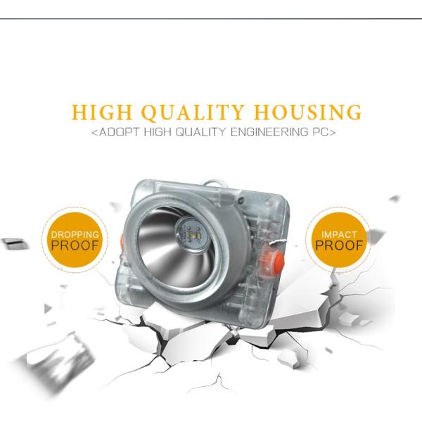 KL6LM Miner Head Lamp 15000 Lux Wireless Charging LED Display ATEX Certificate