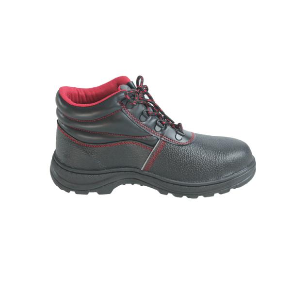 PU Outsole Material Anti Puncture Anti Smash Safety Shoes For Warehouse Workers Red Men Work Boots