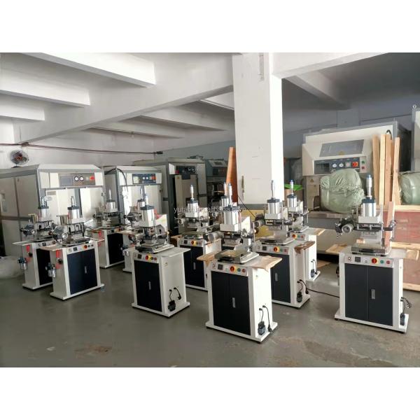 0.6KW Pneumatic Transfer Ironing Printer Heat Press Machine for Leather Embossing and Printing