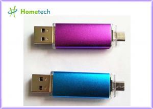 Buy cheap OEM Mobile Phone USB Flash Drive , Micro Dual Port USB Flash Drive With Micro Usb For Android product