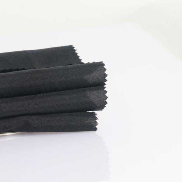 100% RECYCLED polyester pongee 50D fabric for clothing lining shopping bag