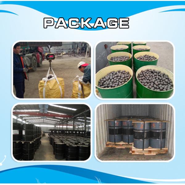 Low carbon SAG mill grinding balls low breakage diameter 125mm