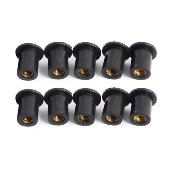 Stainless Steel Threaded Insert Nut Expansion Brass Rubber Rivet Nut M3 M4 M5