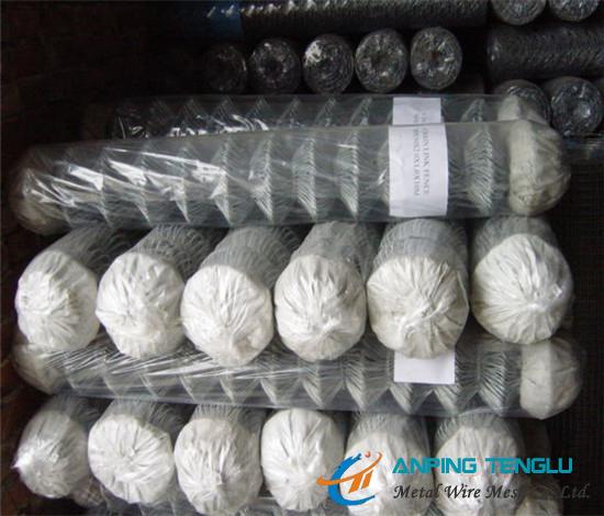5m To 30m Galvanized PVC Coated Chain Link Mesh For Fence Rust Resistance