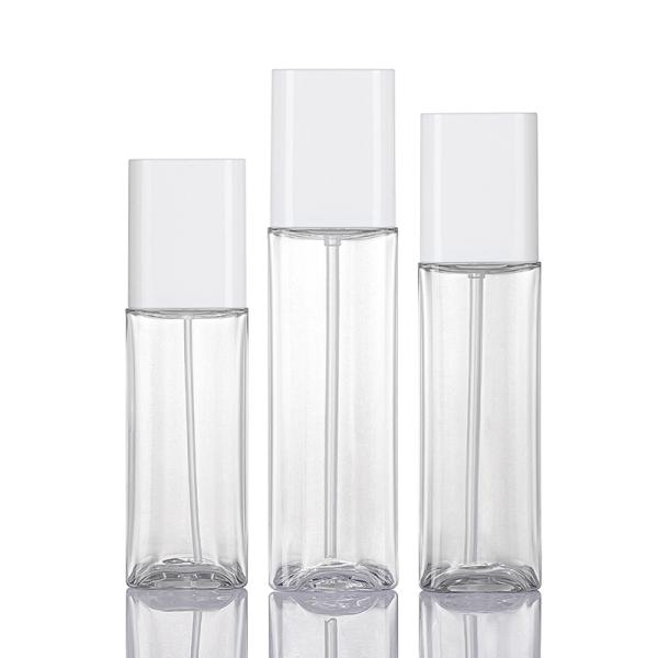 Empty 100ml Plastic Empty Spray Bottles Screen Printing ODM Available