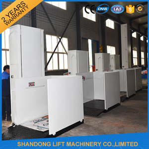 Hydraulic Vertical Wheelchair Platform Lift Elevator For Disabled People CE