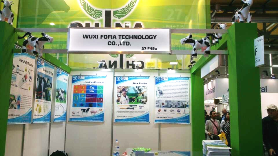 FOFIA Waterproof Long Range 134.2kHz RFID Ear Tag Reader ISO11784/5 Protocol 30-100cm Reading Distance PVC