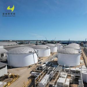 China Aluminum Geodesic Dome Roof for Oil Tank on sale