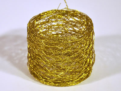 Arts Crafts Sculptures Copper Woven Wire Mesh 2 Inches 1 Inches Openning