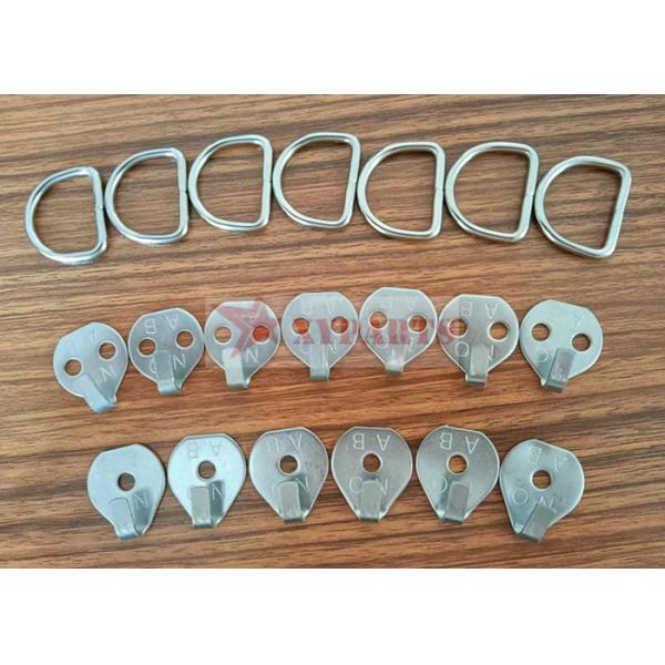 Round / Rectangular Base Metal Lacing Anchors For Removable Insulation Blanket