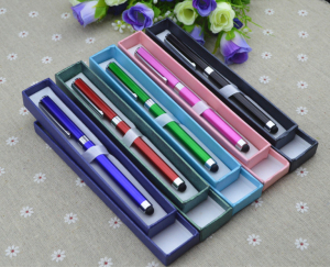capacitance touch screen stylus crystal phone writing pen with ball pen,Promotional pen