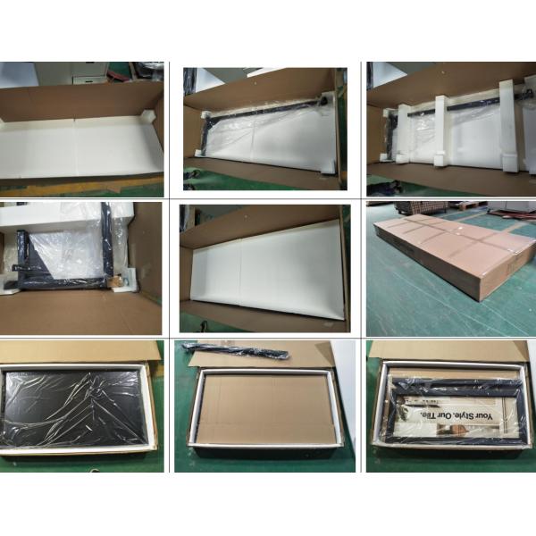 1200 X 1200mm Tile Display Stand Sliding Out Customizing LOGO Rotating Display Stand