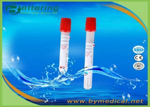 China Disposable Vacuum Blood Collection Tube Procoagulation Tube With Red Cap on sale