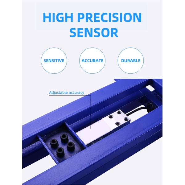 ABS Plastic LCD Display 150kg Bench Weighing Scale with Checkered Steel Plate TCS Digital Platform OEM/ODM Supported