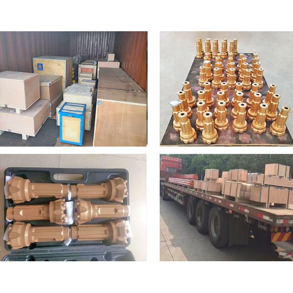 Mining Rock Hammer Drill Bits Specific Heat Treatment Standards 76mm - 400mm