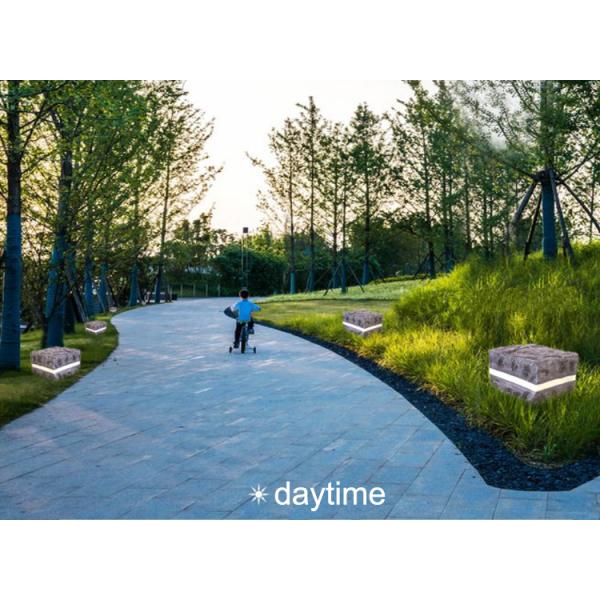 LED Stone lamp middle line luminous courtyard lawn lamp resin landscape lamp park scenic spot lighting