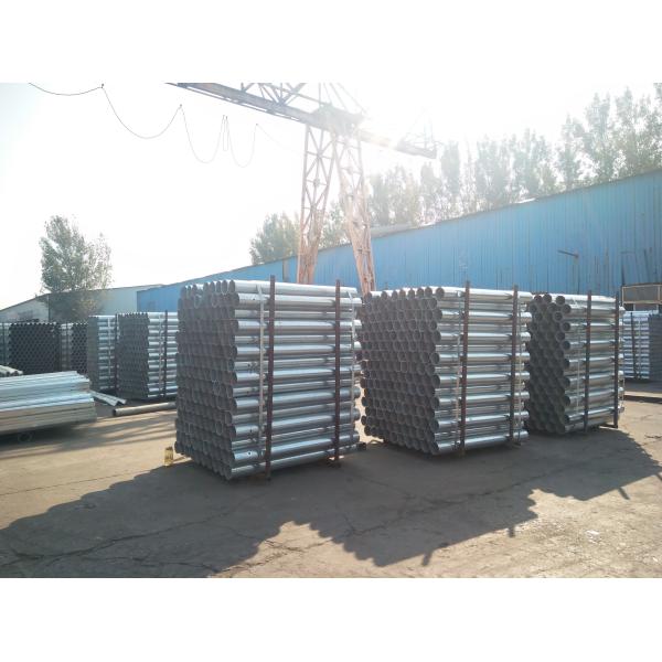 Road Traffic Safety Galvanized Metal Round Newel Post for Highway Guardrail Post