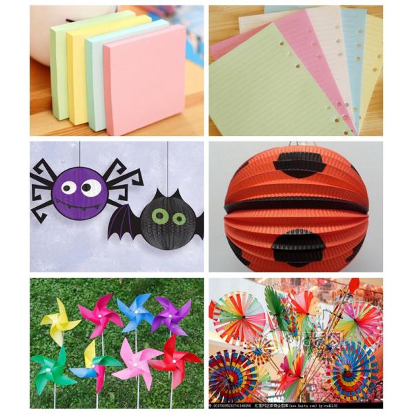 Colored Green Offset Paper  FSC Pure Wood Pulp Colored Green Offset Printing Paper Color Designated 70CM 100CM