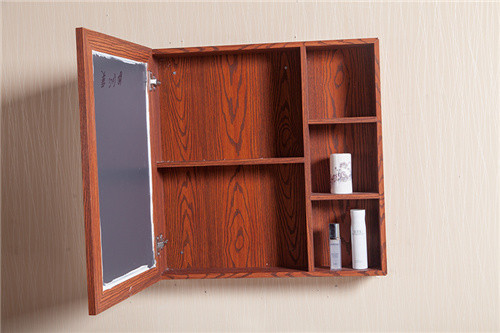 Aluminum Alloy Bathroom Sinks And Vanities With Mirror Cabinet / Two Drawers