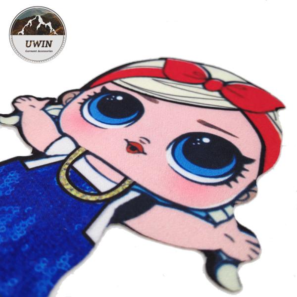 Popular Sequin Embroidered Badge Patch LOL Various Shapes With Sew On Backing