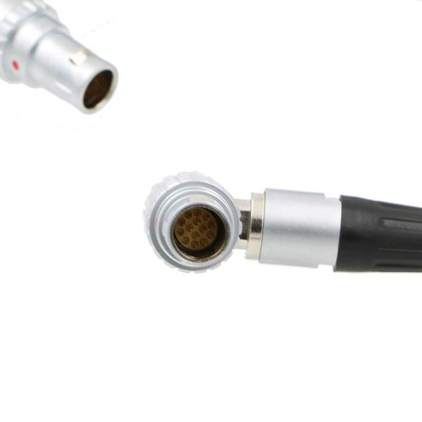 Alvin's Cables Red One Red Epic Scarlet LCD EVF Cable 16 Pin Male Right Angle to Right 18 Inches