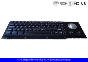 China Black Cherry Mechanical Keyswitch Metal Panel Mount Keyboard With Trackball on sale