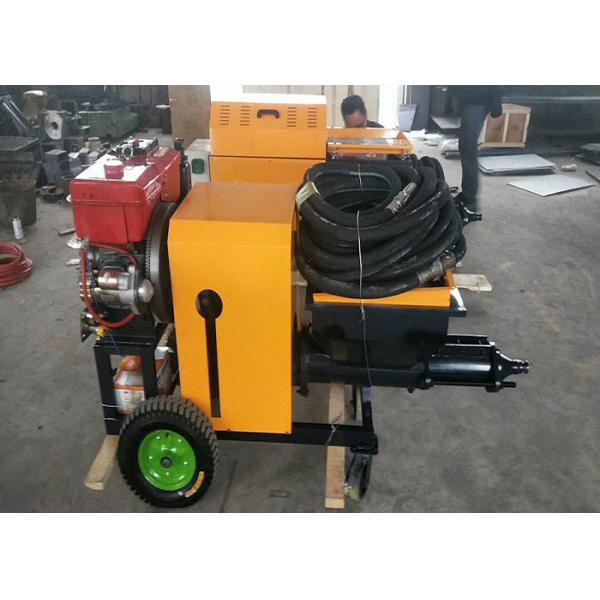 Diesel Mortar Spraying Machine / Cement Plaster Spray Machine With Wide Application
