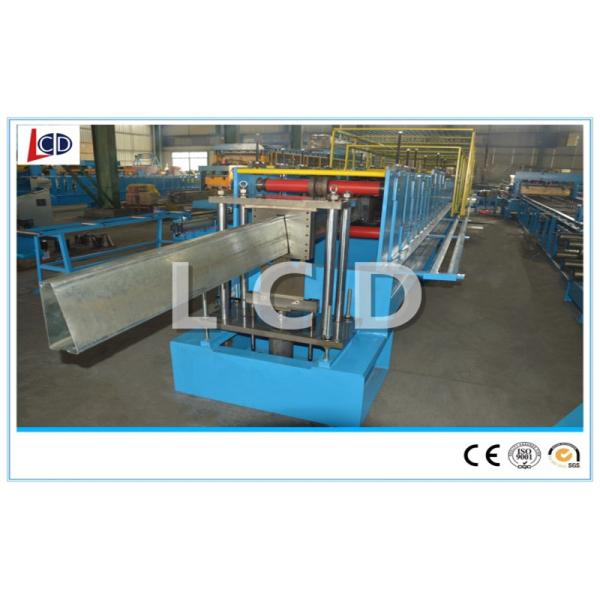 Metal Steel Pipe Cold Roll Forming Machine 10m / Min AC Motor With Lock Seam
