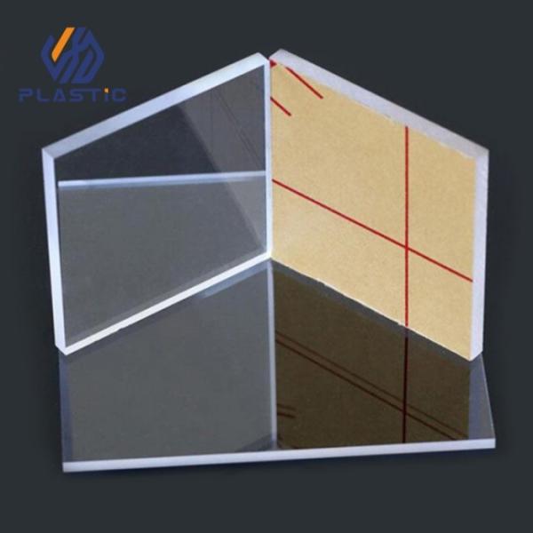 Etching 3mm Clear Cast Acrylic Sheet Scratch Resistant 4ft 8ft
