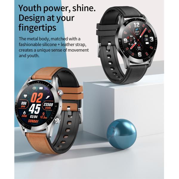 Ip67 Round Shape Smartwatch Bracelet Latest Electronic Blood Pressure Band 200mAH