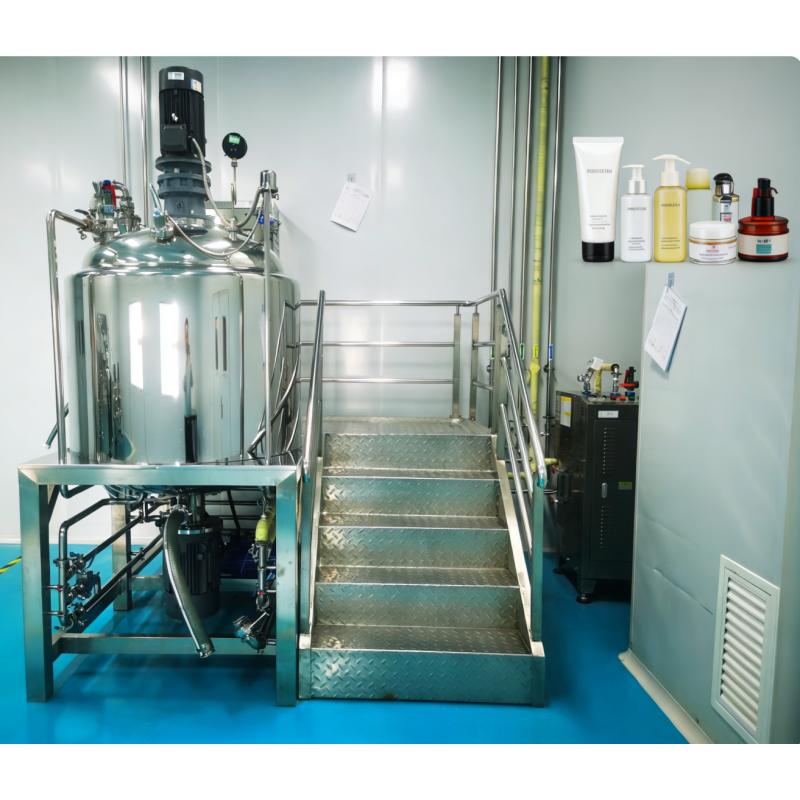 300L Vacuum Emulsifying Machine High Shear Mixer with Circulation System