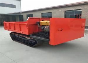 China Steel Track Carrier Crawler Transporter Mine Dump Truck In Red Color on sale