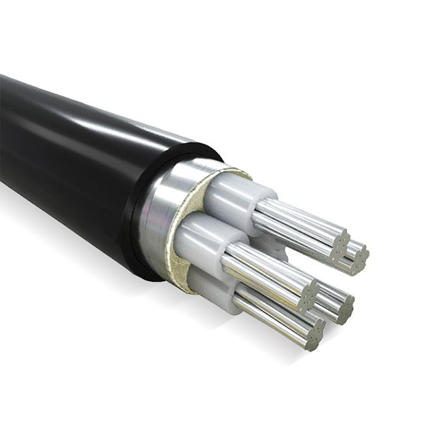 Underground Steel Wire Armoured Cable With XLPE Insulation Aluminum Conductor