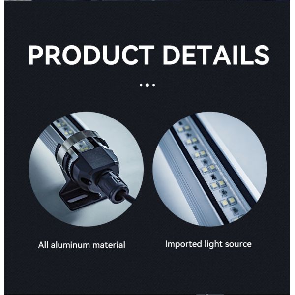 Customizable Length IP68 LED Machine Work Light with 70000H Lifespan for Industrial Applications