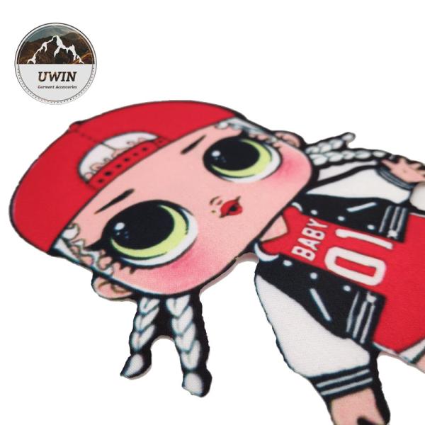 Popular Sequin Embroidered Badge Patch LOL Various Shapes With Sew On Backing