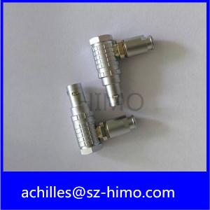 China Lemo 0B 5pin connector plug , FHG.0B.305.CLAD, 90 degree elbow plug,Medical connector plug 5 pin Reviews on sale