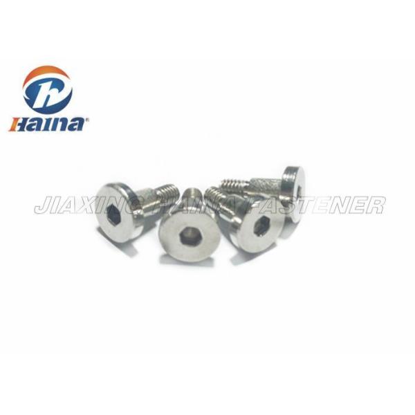 Coarse Threaded Stainless Steel Machine Screws M6 Hex Socket Head With Shoulder