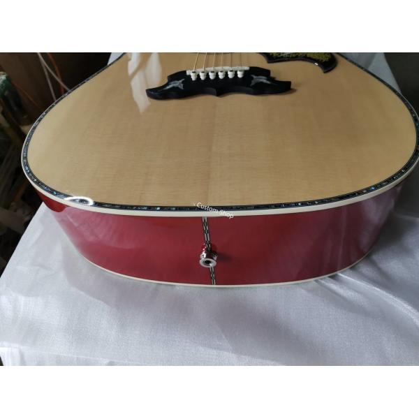 Custom Handcrafted OO Body Cutaway Acoustic Guitar with 12 Strings Double PRO Pickup